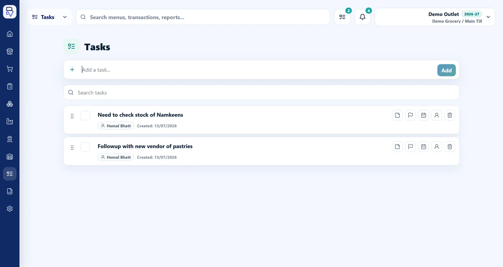 BillingVerse team task workspace